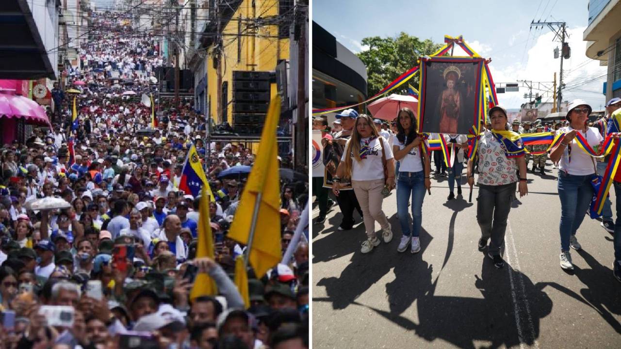 Peregrinación por la paz y el cese de sanciones recorre varios estados del país